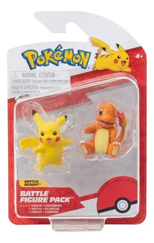 Pokémon Battle Figure Pack Pikachu + Charmander.