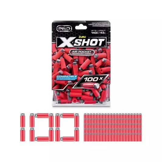 Dardos Zuru XShot Air Pocket 100 unidades.