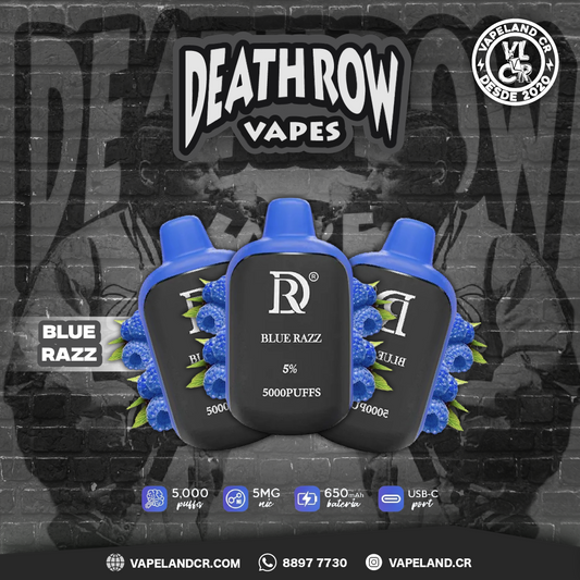 Death Row Blue Razz 5000 puffs.