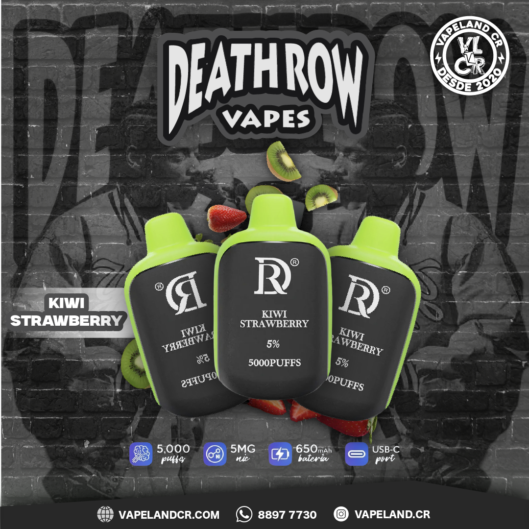 Death Row Kiwi Strawberry 5000 puffs.