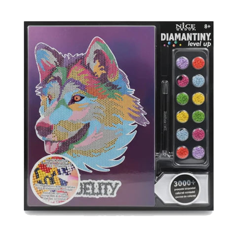 Decora con Gemas Lobo Diamantiny Nice Group.
