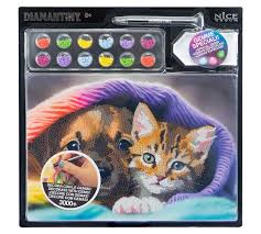 Decora con Gemas Perrito y Gatito Diamantiny Nice Group.