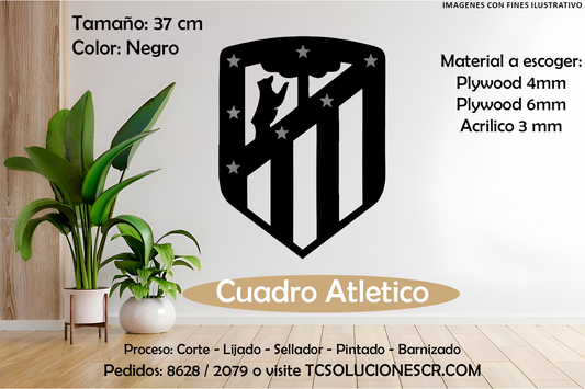 Cuadro Escudo Atletico de Madrid