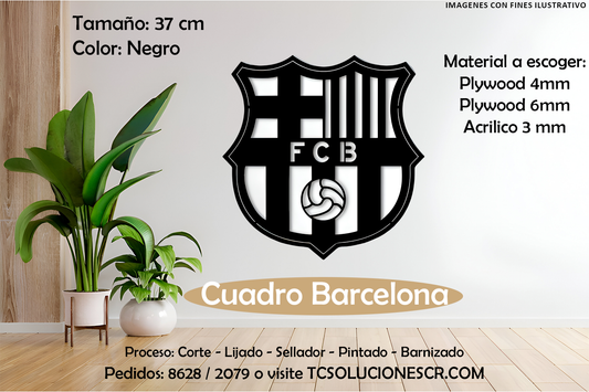 Cuadro Escudo Barcelona FC