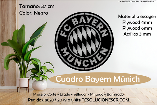 Cuadro Escudo Bayer Munich
