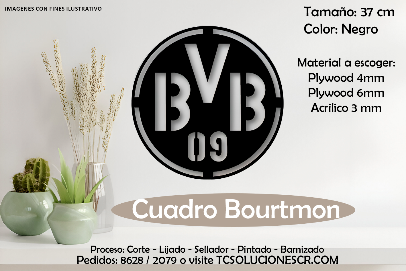 Cuadro Escudo Borussia Dortmund