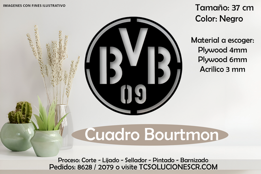 Cuadro Escudo Borussia Dortmund
