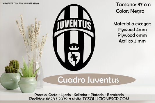 Cuadro Escudo Juventus 1