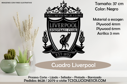 Cuadro Escudo Liverpool