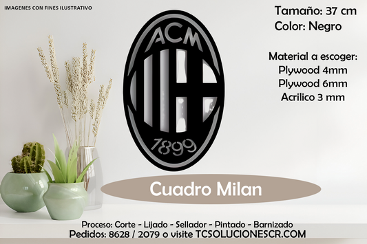 Cuadro Escudo Milan