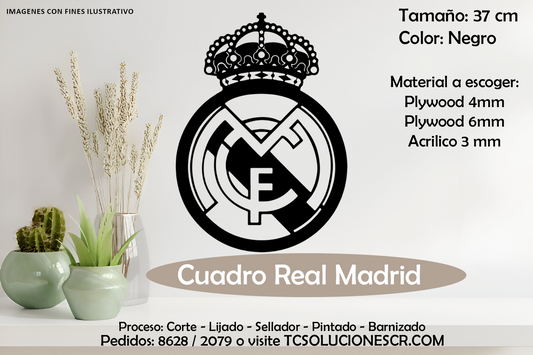 Cuadro Escudo Real Madrid