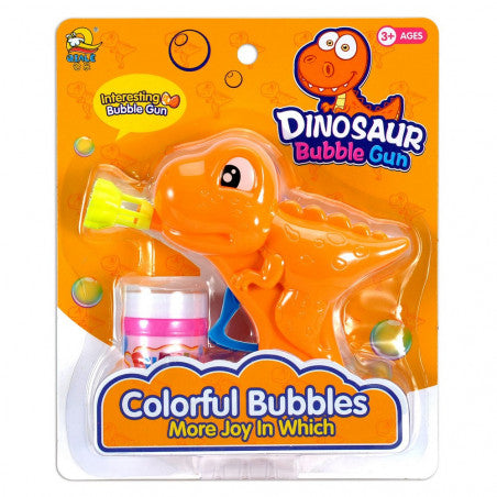 Dinosaurio Lanzador de Burbujas Naranja.