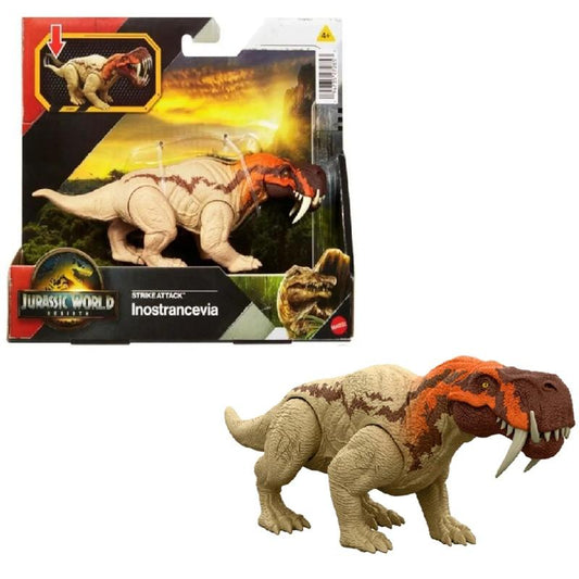 Dinosaurio Mattel Jurassic World Inostrancevia Strike Attack.