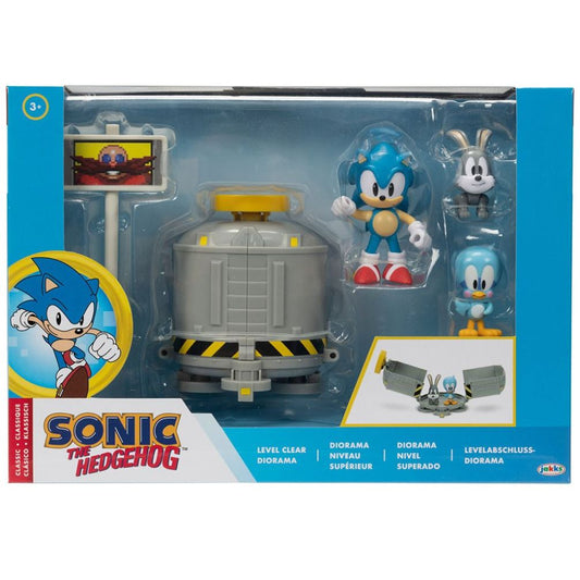 Diorama Nivel Superado Sonic The Hedgehog Jakks.