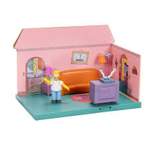 Diorama Salón Los Simpson Jakks.