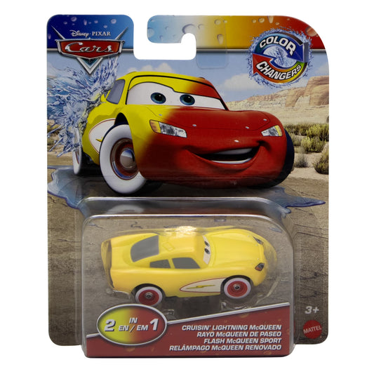 Cars Mattel Color Changers Rayo McQueen de Paseo.