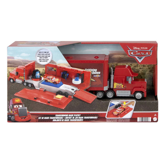 Disney Pixar Cars Set de Mack Transformable Mattel.