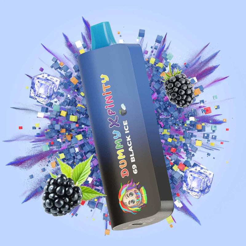 Dummy Vapes XFINITY Black Ice 6900 puffs.