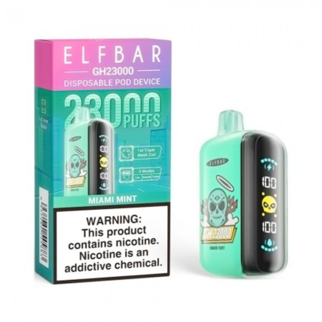 ELFBAR Miami Mint 23000 puffs.