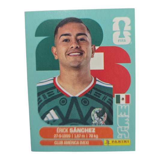 Érick Sánchez MEX 14 Mundial 2026 Panini.