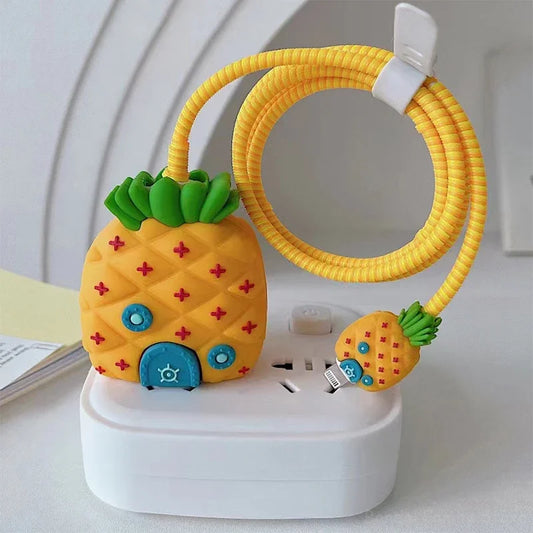 Estuche para Cargador Casa Bob Esponja.