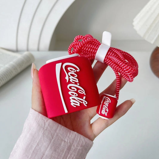 Estuche para Cargador Coca Cola.