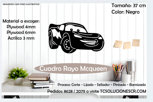 Cuadro Fabula Cars Rayo MCqueen