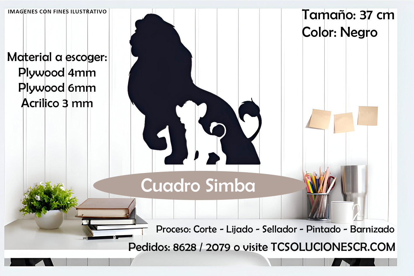 Cuadro Fabula Rey Leon 2