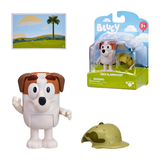 Figura Bluey Jack con Gorra Moose.