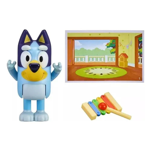 Figura Bluey con Xilófono Moose.