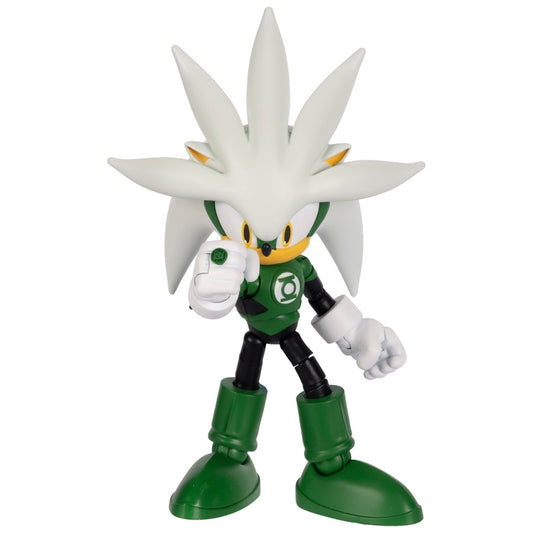 Figura DC Sonic The Hedgehog Silver Green Lantern.