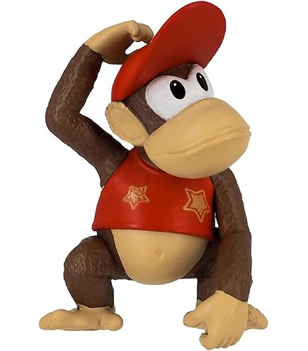 Figura Donkey Kong Diddy Kong Jakks.