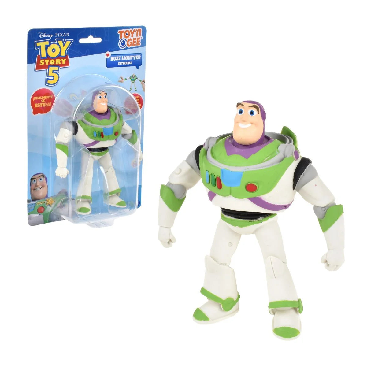 Figura Estirable Toy Story 5 Buzz Lightyer.