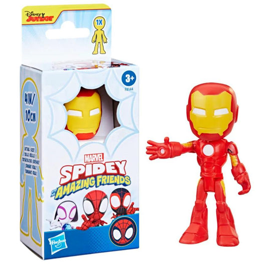 Figura Hasbro Marvel Spidey y sus Amigos Iron Man.