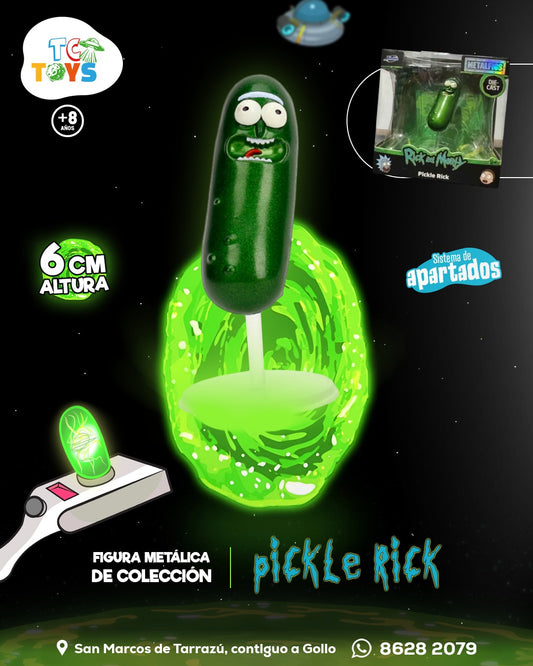 Figura Jada Metalfigs Rick And Morty Pickle Rick.
