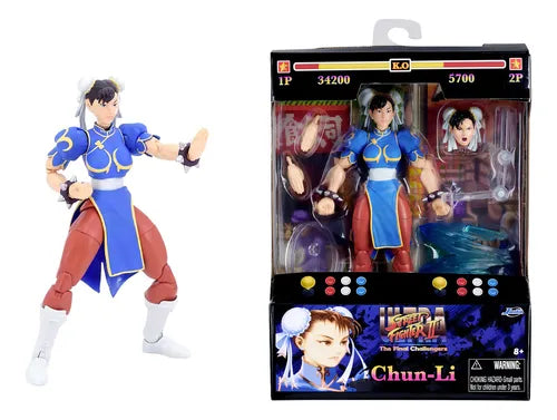 Figura Jada Ultra Street Fighter ll Chun-Li.