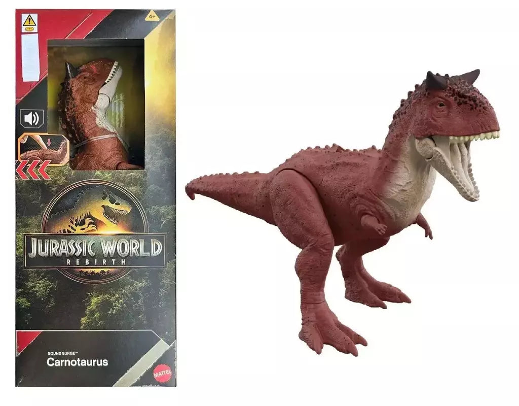 Figura Jurassic World Carnotaurus con Sonido.