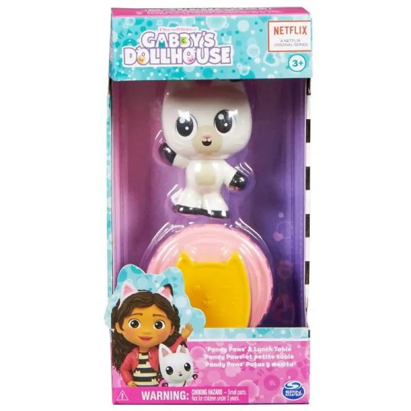 Figura La Casa de Gabby Pandy Paws Patas y Mesita.