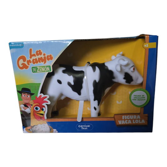 Figura La Granja de Zenón Vaca Lola con Sonido Carnival Toys.