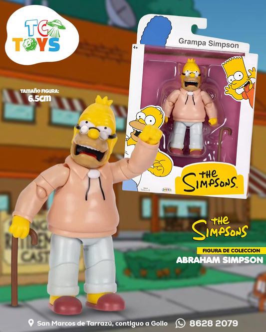Figura Los Simpson Abuelo Simpson Jakks.