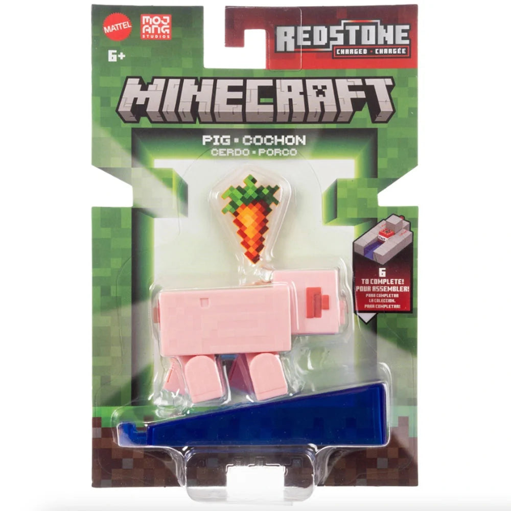 Figura Mattel Minecraft Cerdo.