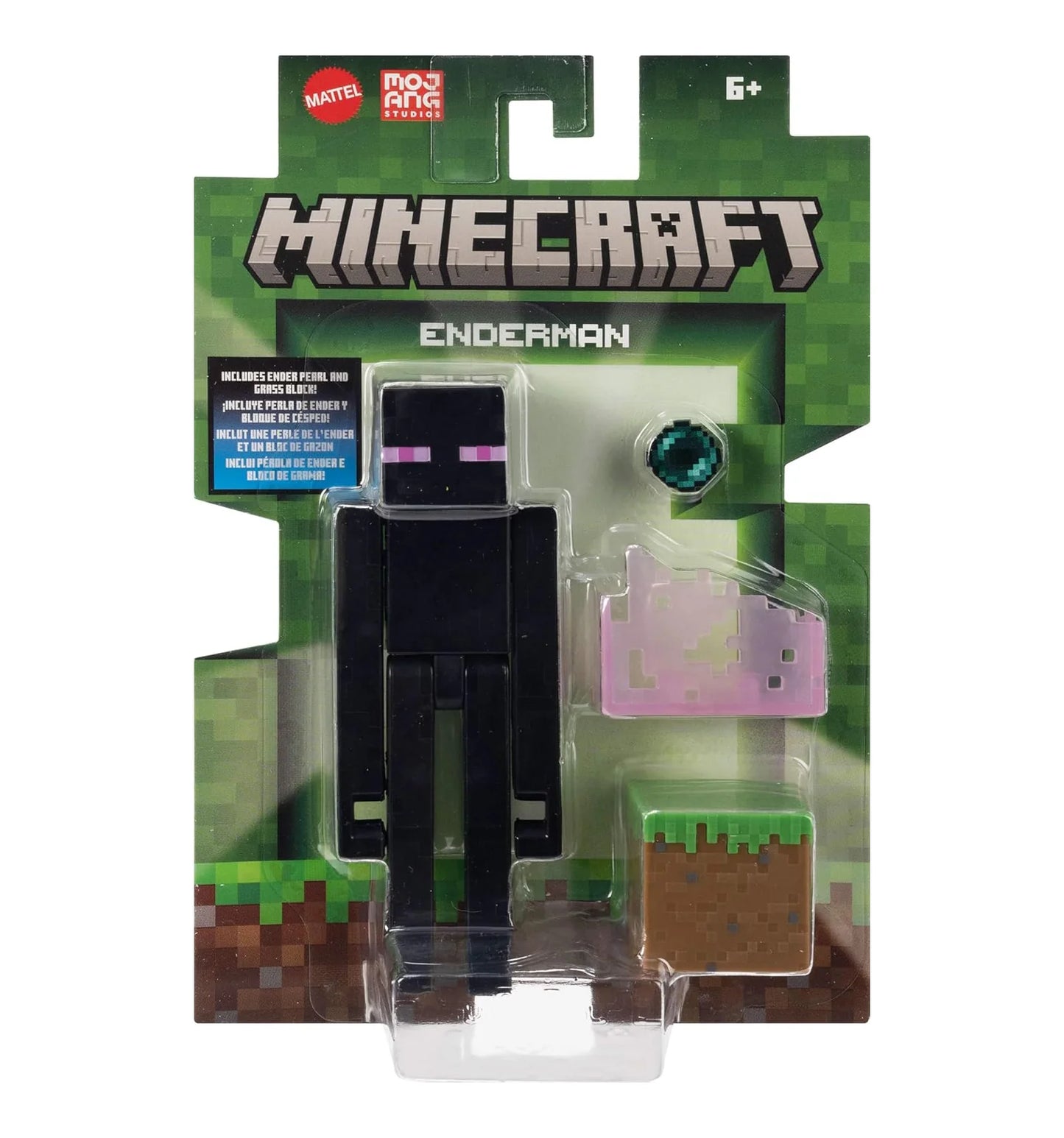Figura Mattel Minecraft Enderman.