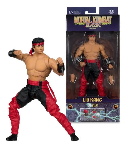 Figura McFarlane Toys Mortal Kombat Klassic Liu Kang.