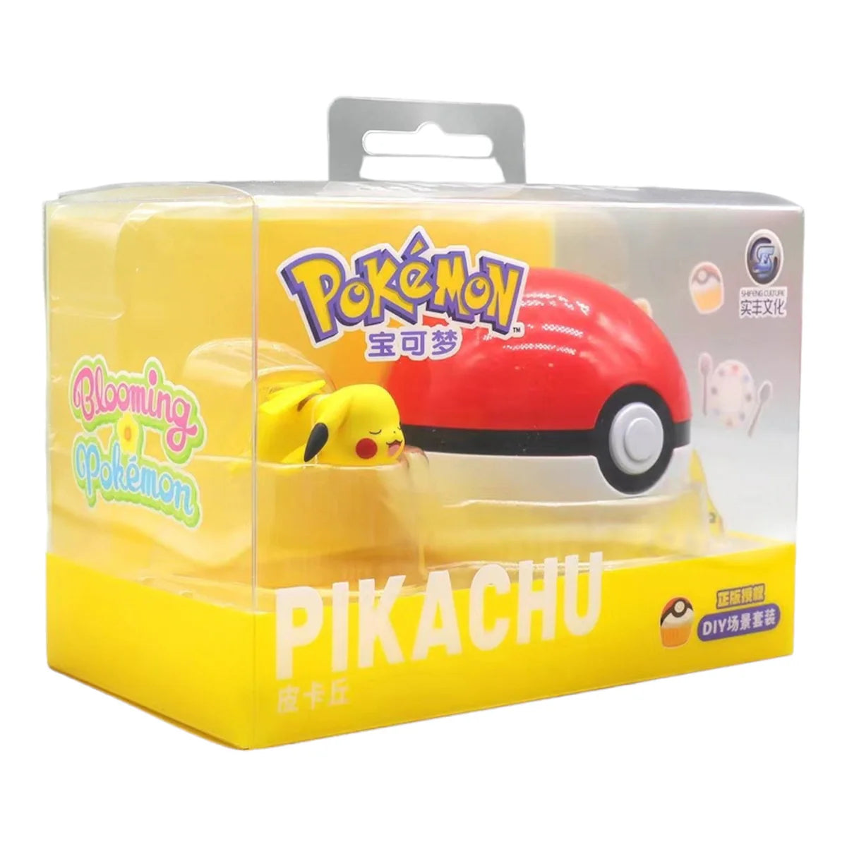 Figura Pokémon Pikachu Dormido con Pokébola.