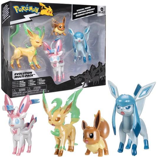 Figura Pokémon Select Evolution Multi Pack Eevee.