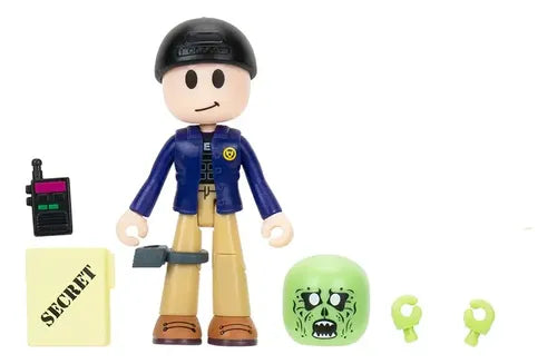 Figura Roblox Brookhaven Agente Marcus Jazwares.