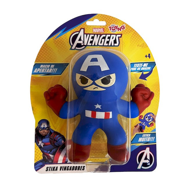 Figura Stretch Marvel Capitán América.