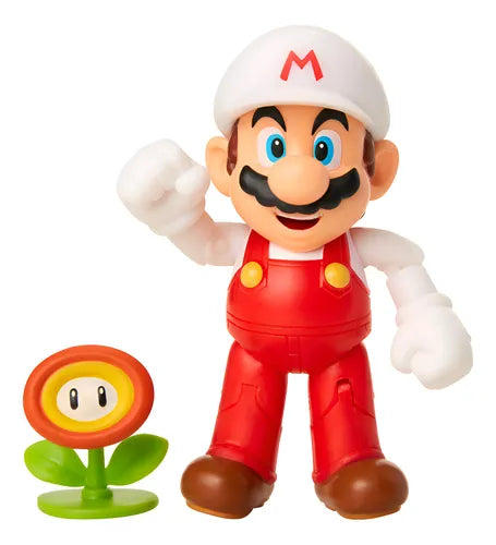 Figura Super Mario Mario de Fuego Jakks.