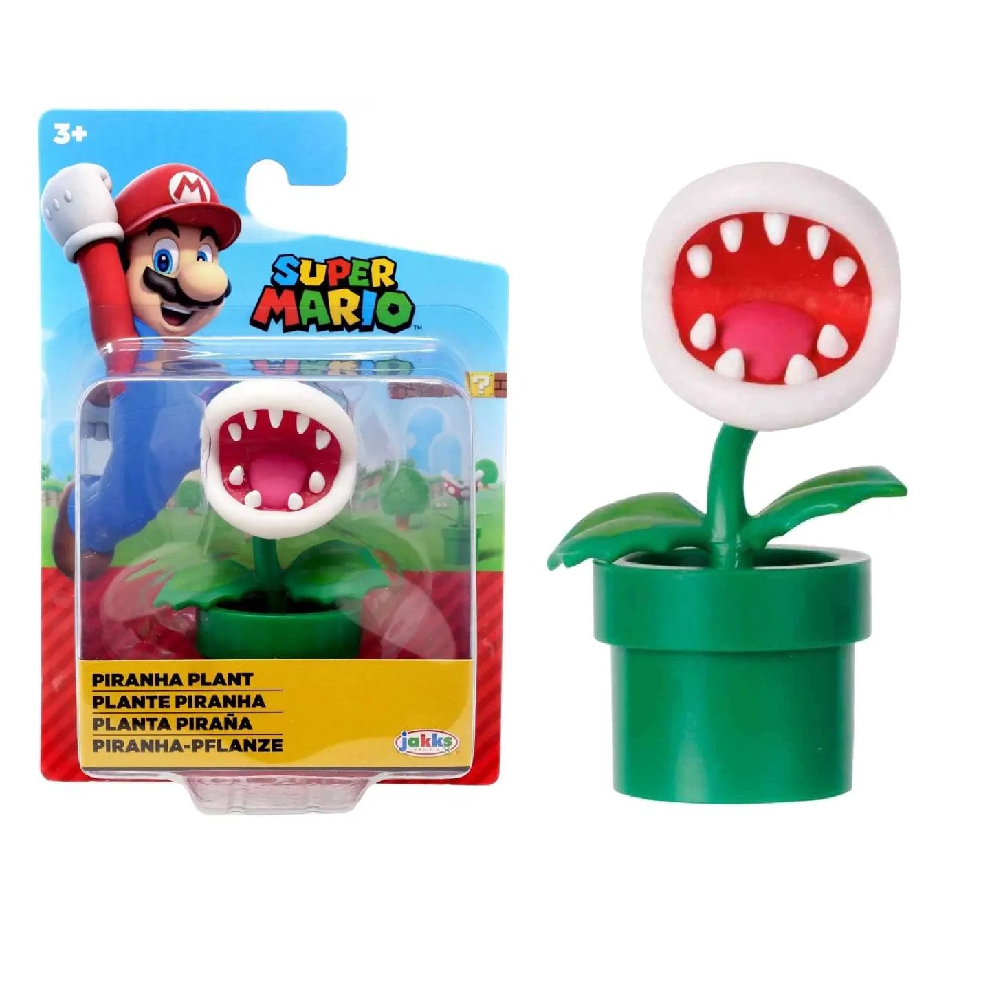 Figura Super Mario Planta Piraña Jakks.