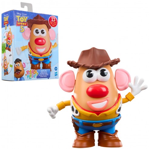 Figura Toy Story 5 Woody Cara de Papa Hasbro.